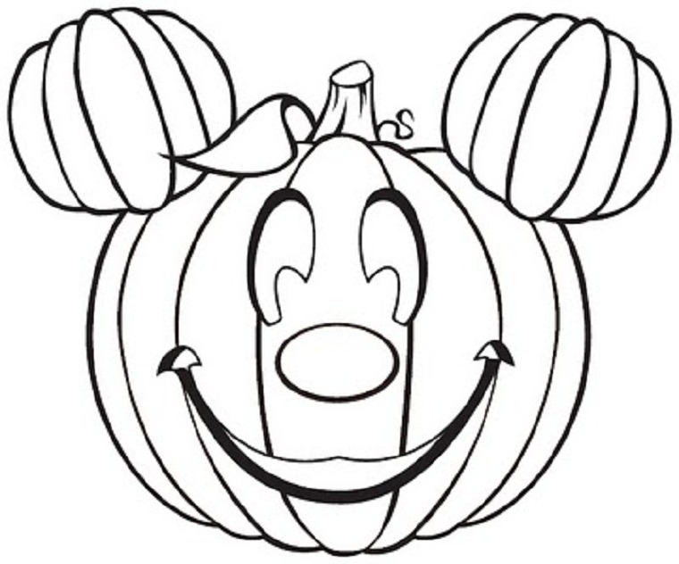 Free Coloring Pumpkin Pictures 3