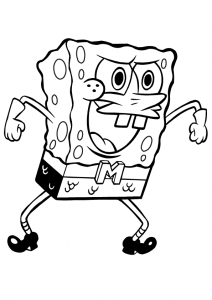 free printable spongebob squarepants coloring pages for kids