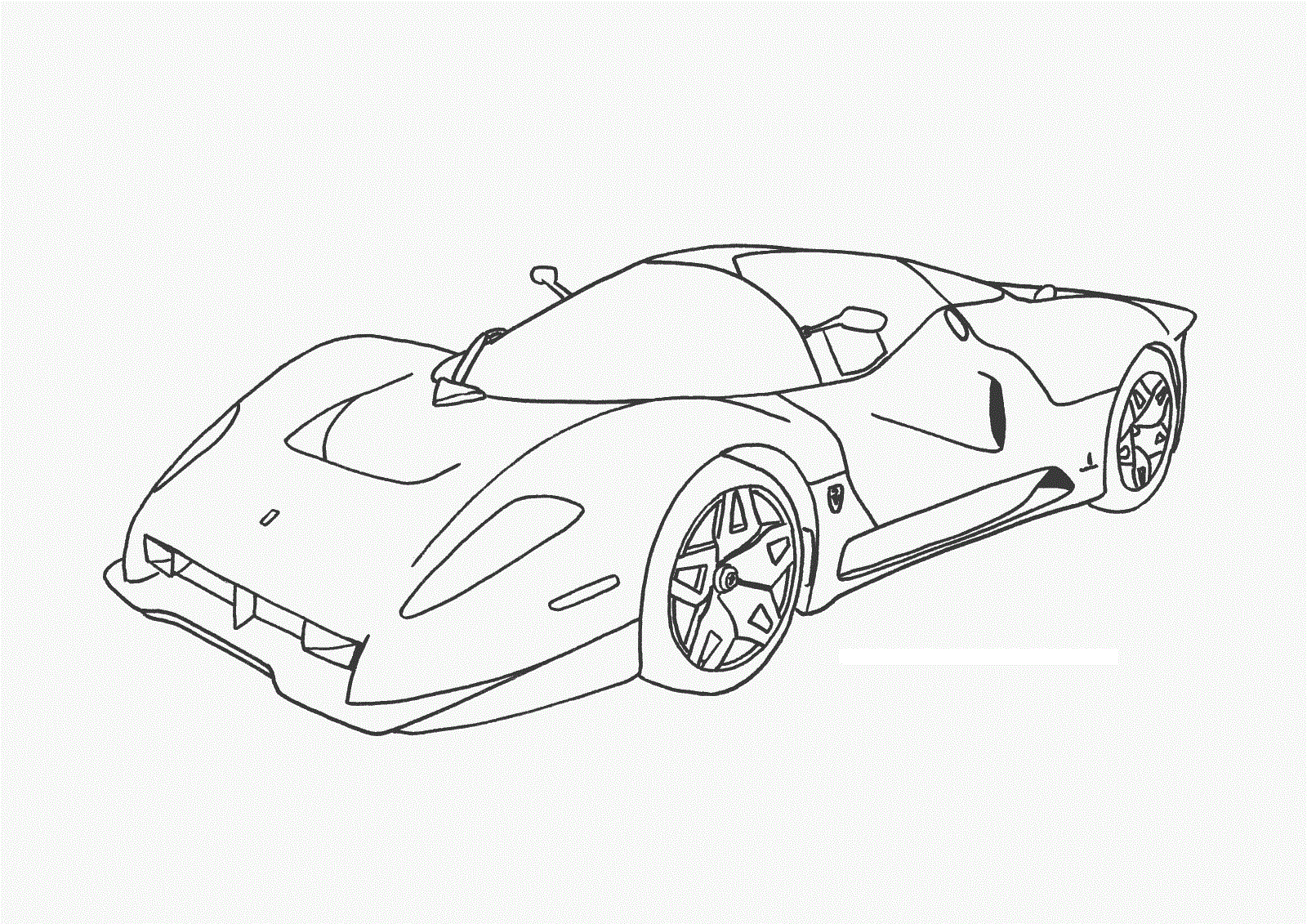 Free Printable Race Car Coloring Pages For Kids