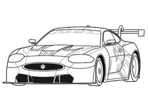 Free Printable Race Car Coloring Pages For Kids