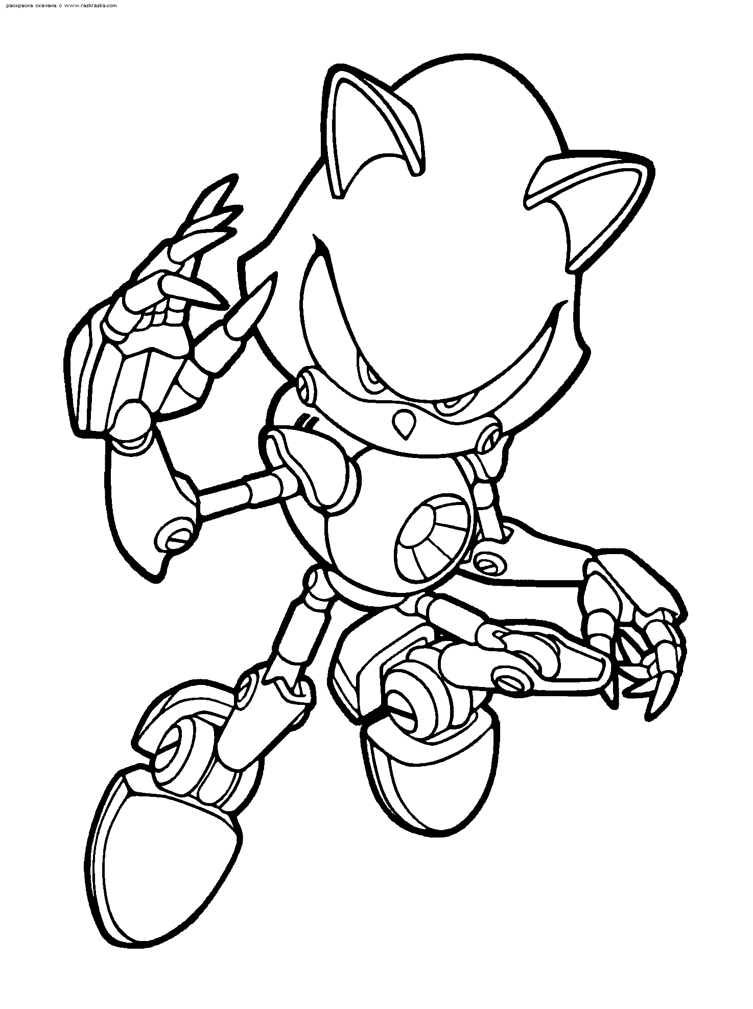 Free Printable Sonic The Hedgehog Coloring Pages For Kids