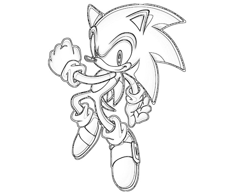 Sonic Prime Coloring pages 