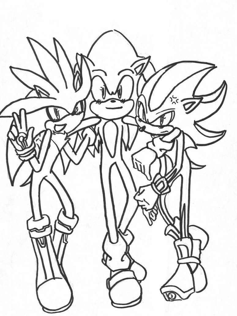 Printable Sonic Coloring Pages / Super sonic coloring pages to download