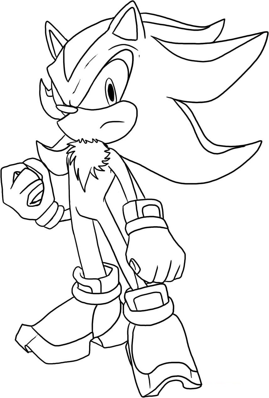 Sonic unleashed super sonic coloring pages