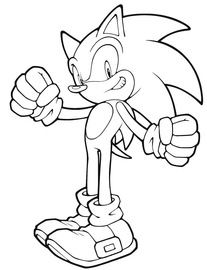 Sonic The Hedgehog Coloring Sheets