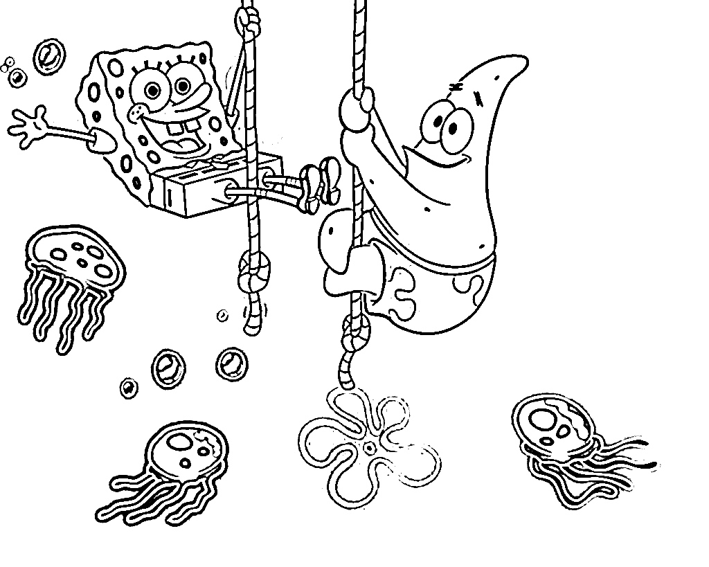 Gambar Free Printable Spongebob Squarepants Coloring Pages Kids Online ...