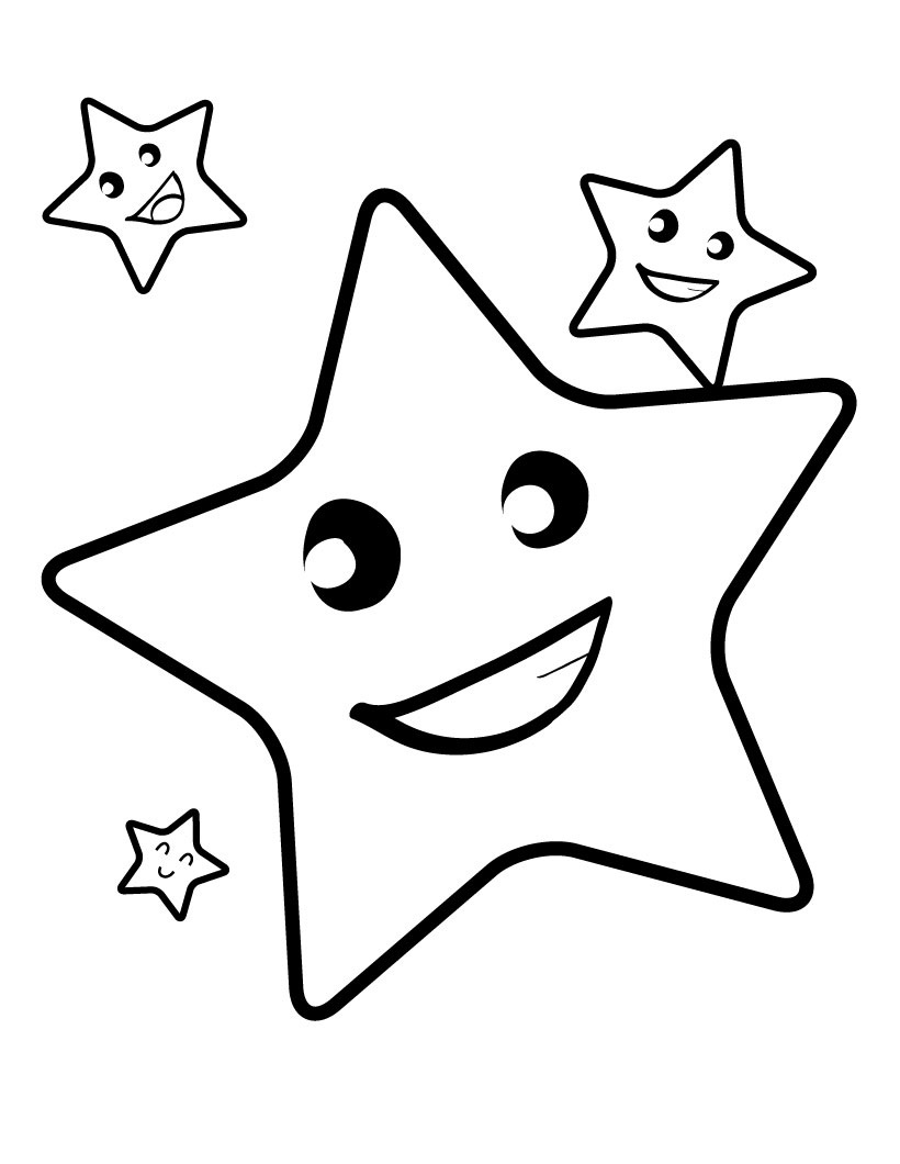 Stars Coloring Pages Printable 9