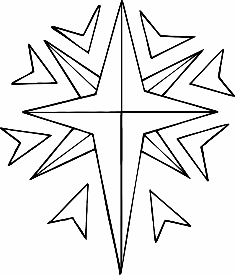 Stars Coloring Pages Printable 4