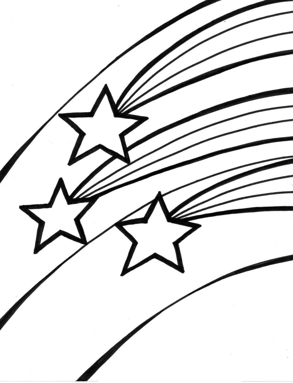  Free Printable Star Coloring Pages   3