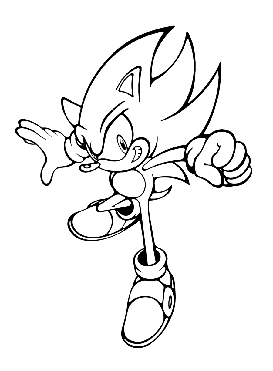 Sonic Coloring Pages - TopFreeDesigns