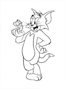 Free Printable Tom And Jerry Coloring Pages For Kids