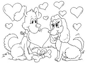 free printable valentine coloring pages for kids