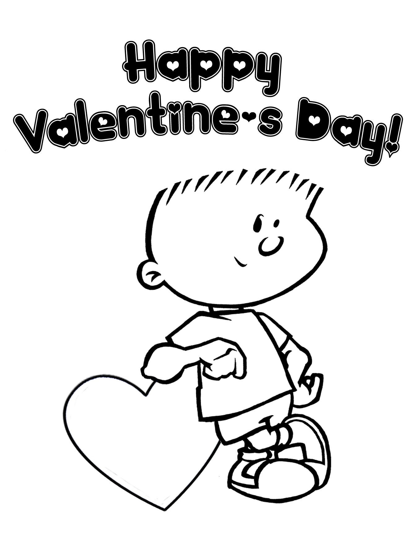 Free Printable Coloring Pages Of Valentine S Day