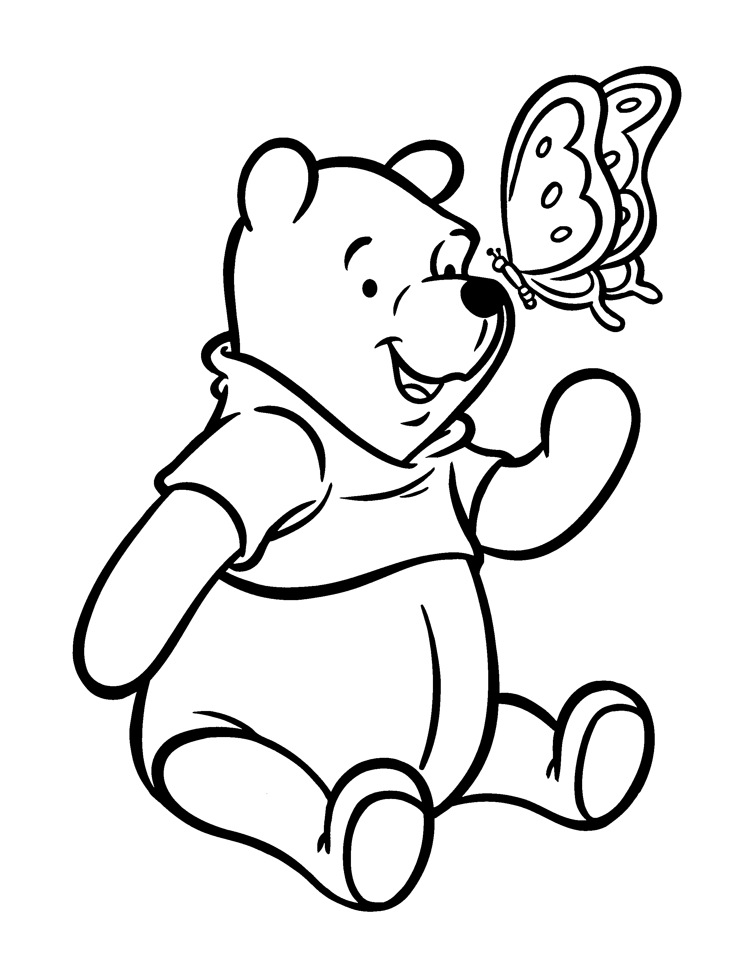 winnie the pooh 1st birthday coloring pages
