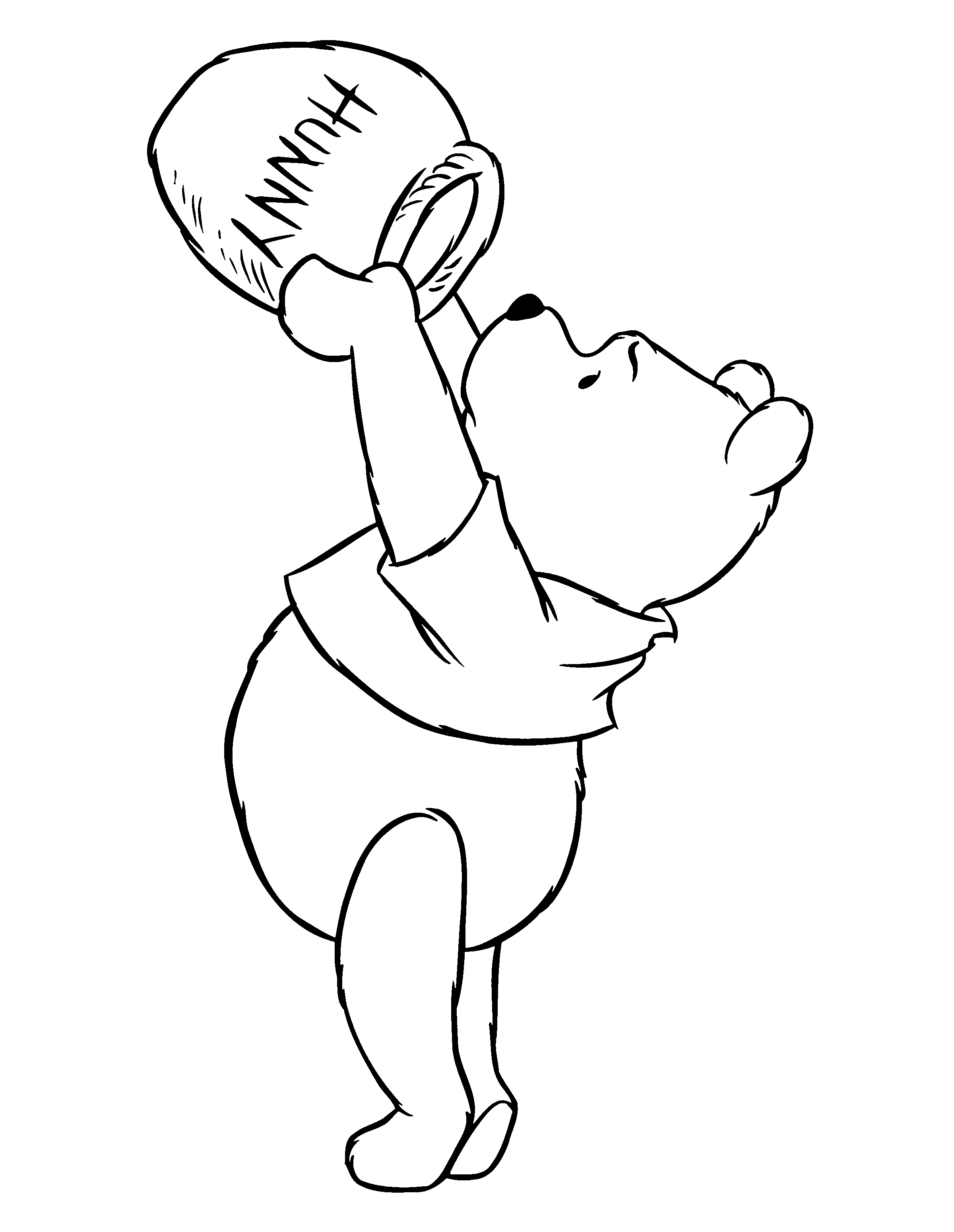 free printable winnie the pooh coloring pages for kids free printable