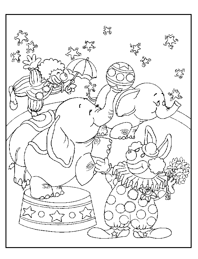 circus tent coloring pages preschool