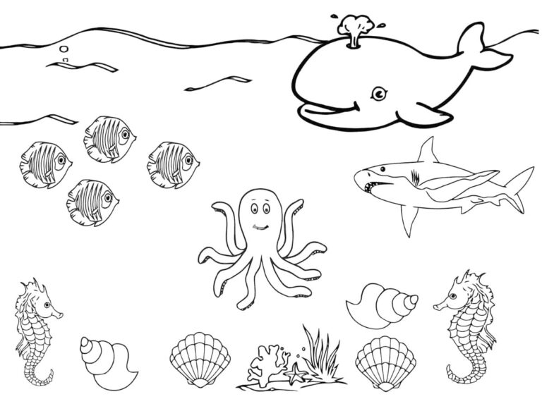 Free Printable Ocean Coloring Pages For Kids