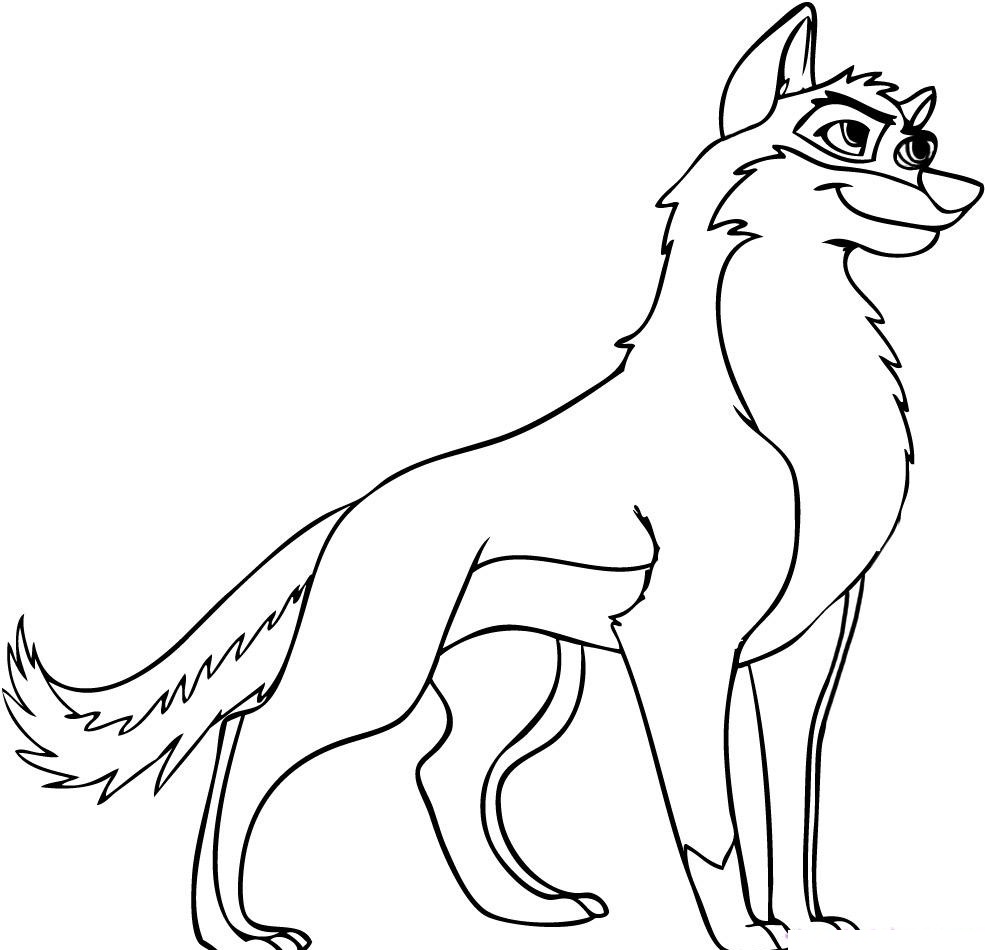  Wolf Coloring Pages For Kid 10