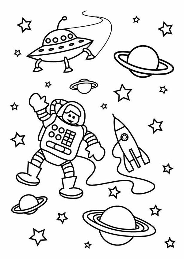 Space Coloring Pages For Adults - Free & Printable!