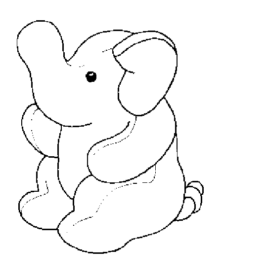 free printable elephant coloring pages for kids