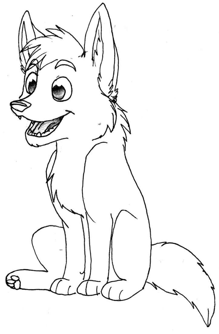 cute werewolf coloring pages