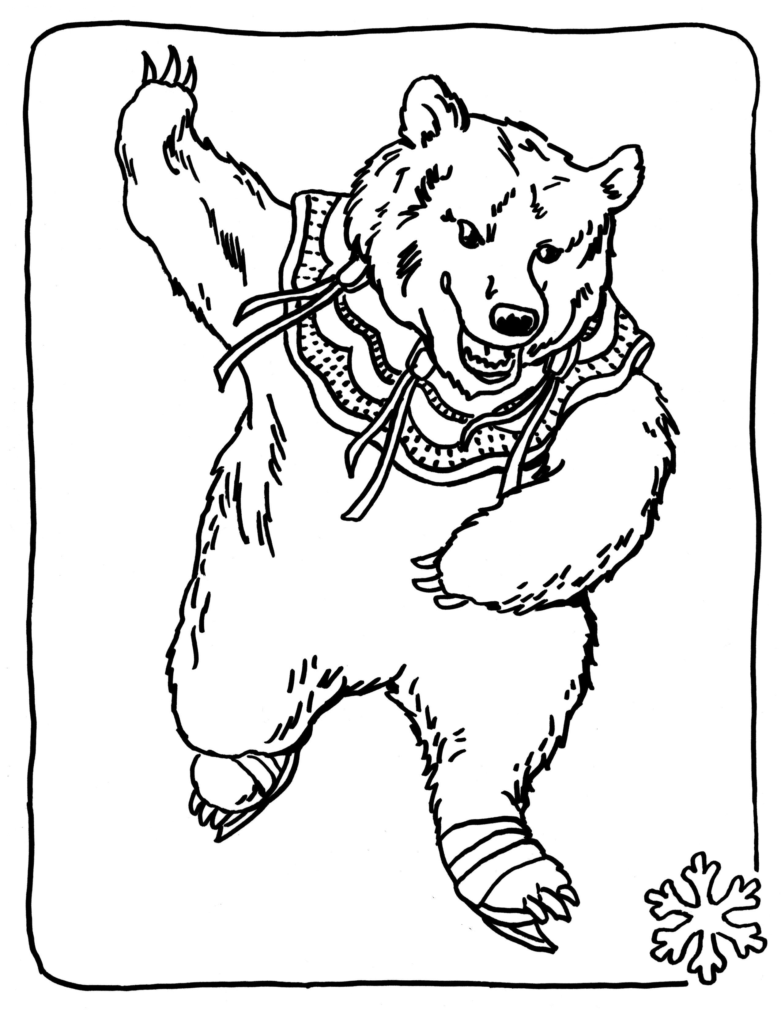 Download Free Printable Bear Coloring Pages For Kids