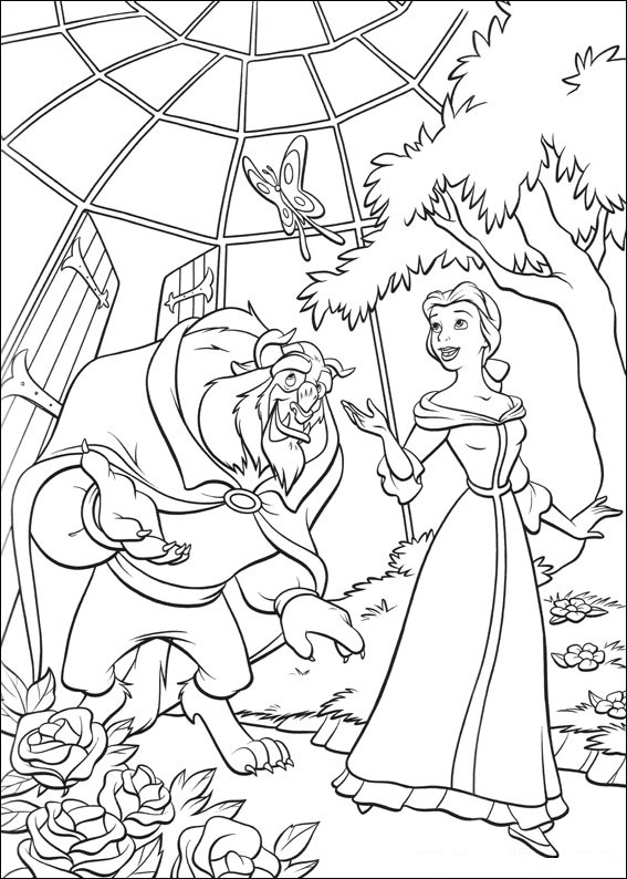 beauty-and-beast-coloring-pages-coloring-home