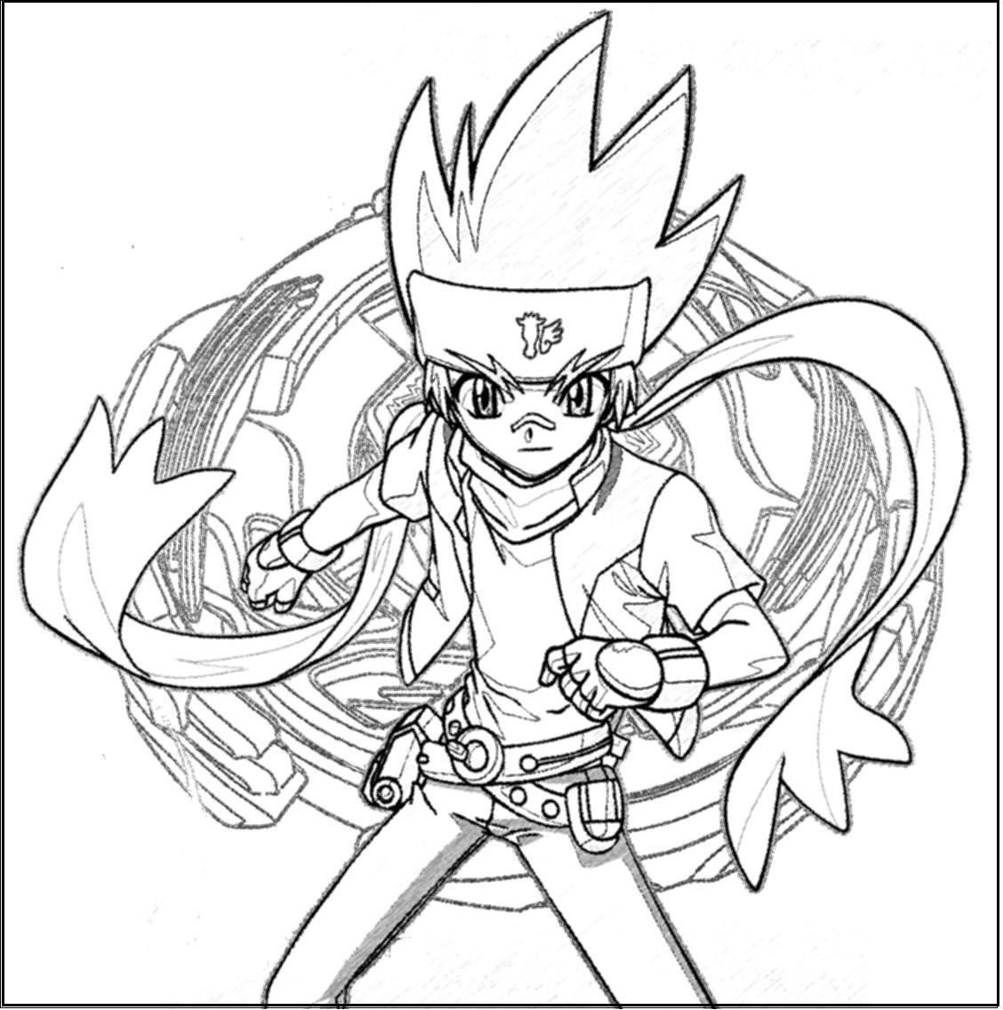 beyblade burst turbo achilles coloring pages