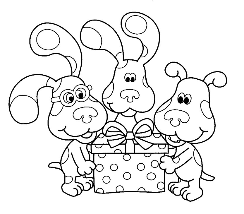 Blue's Clues Coloring Pages 6