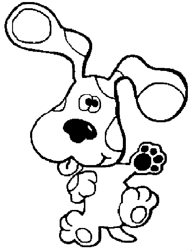 magenta blues clues coloring pages