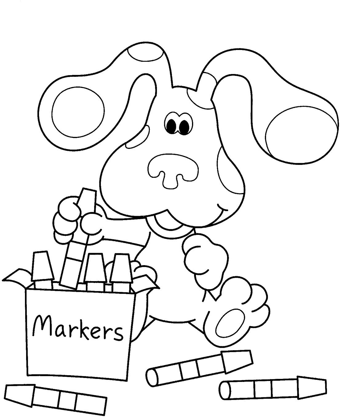 Blue's Clues Coloring Pages 8