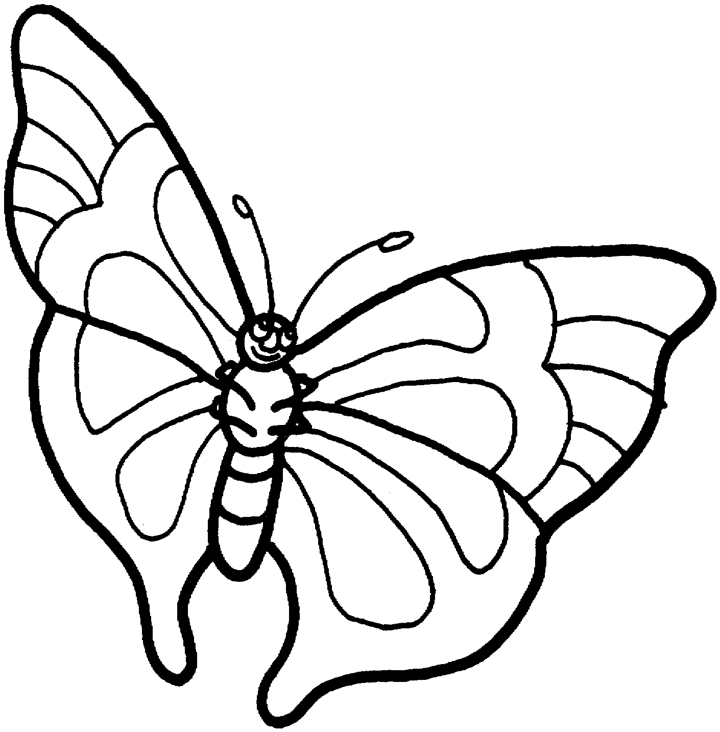Free Butterfly Coloring Printables