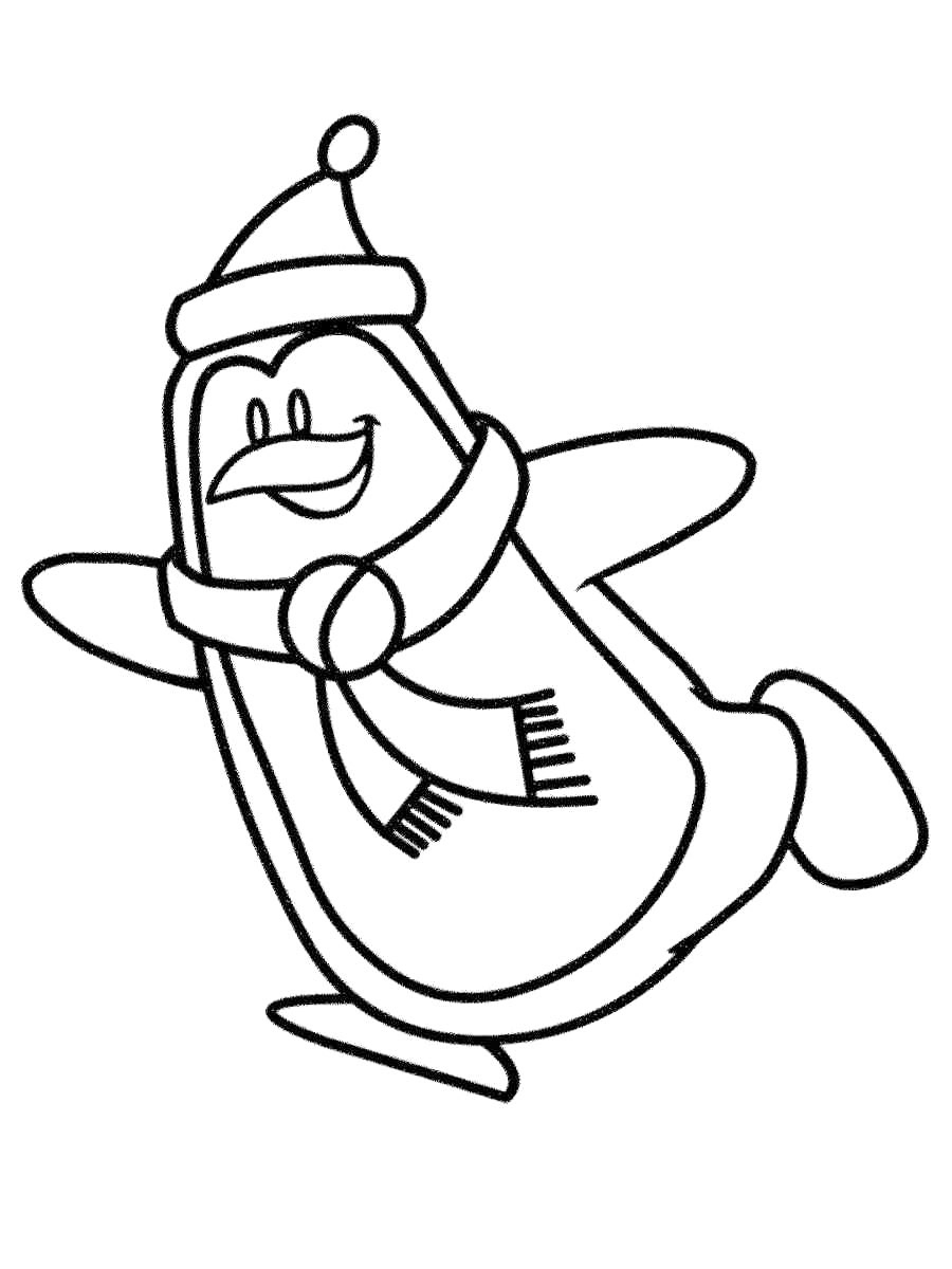 Free Printable Penguin Coloring Pages For Kids