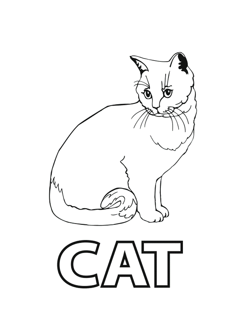 Download Free Printable Cat Coloring Pages For Kids