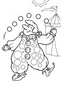 Free Printable Clown Coloring Pages For Kids