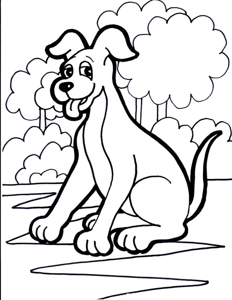 Free Printable Dog Coloring Pages For Kids