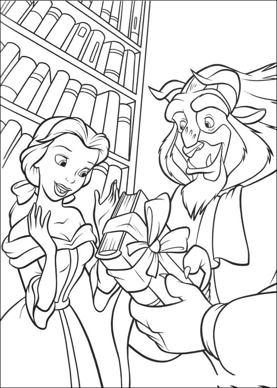  Coloring Pages Disney Beauty And The Beast Best