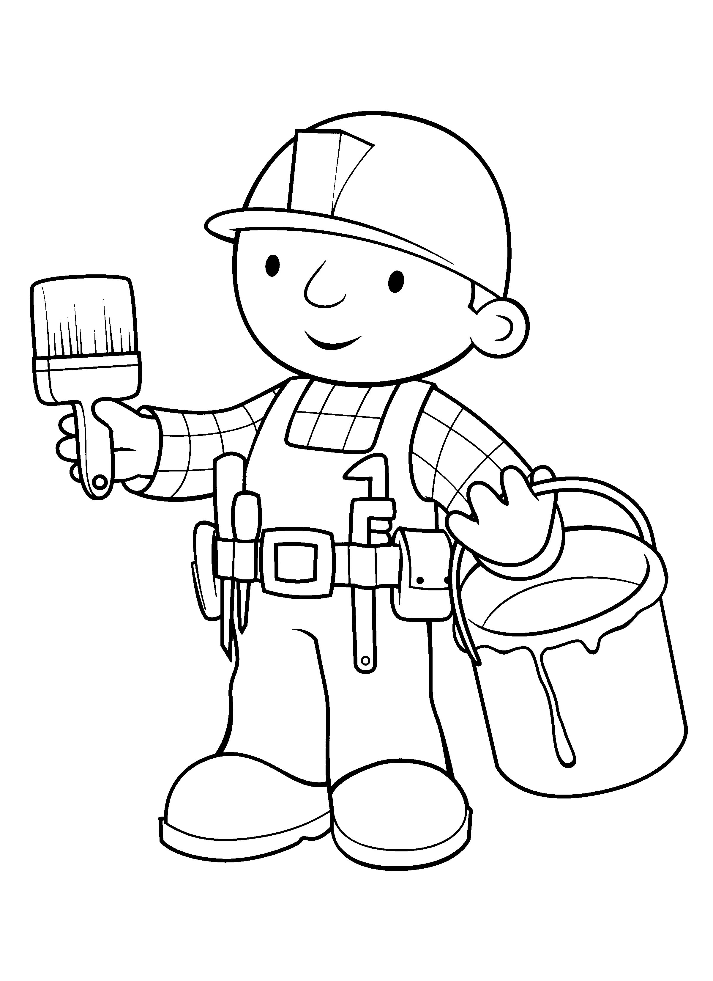 Download Free Printable Bob The Builder Coloring Pages For Kids