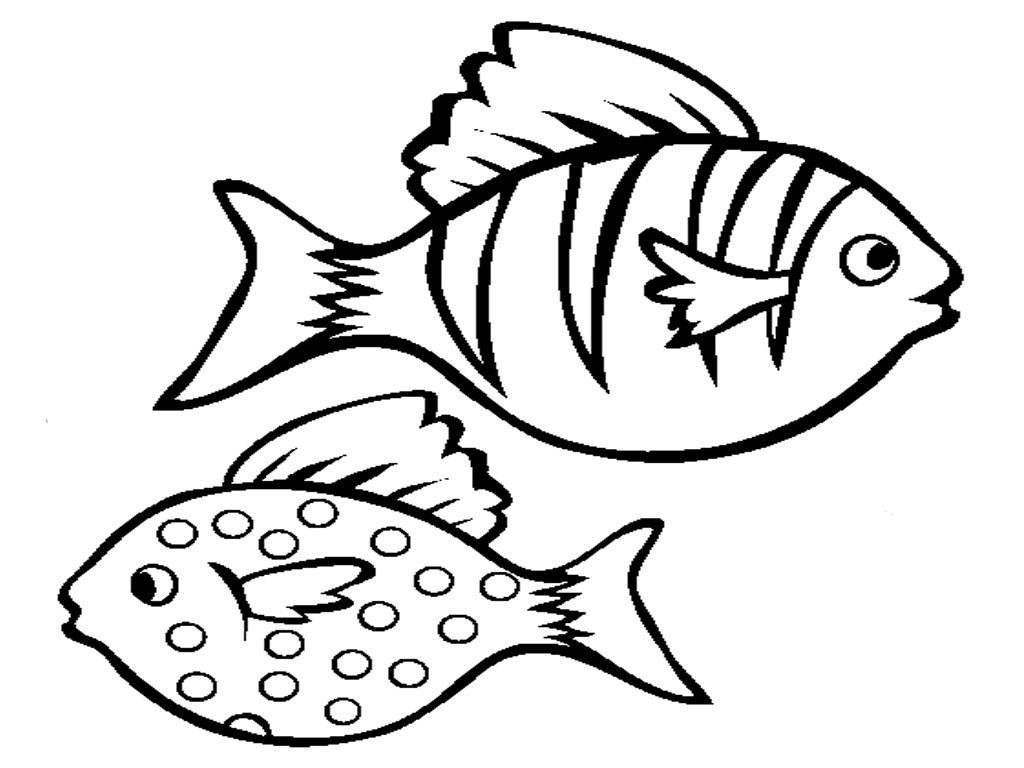 free coloring pages fish