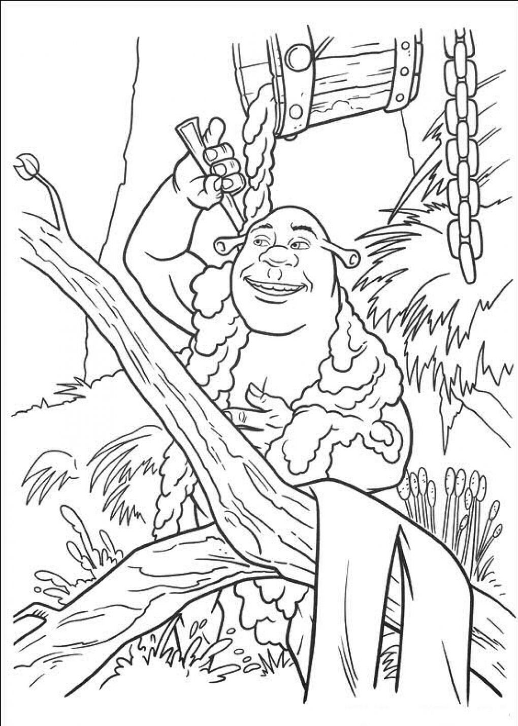 Download Free Printable Shrek Coloring Pages For Kids