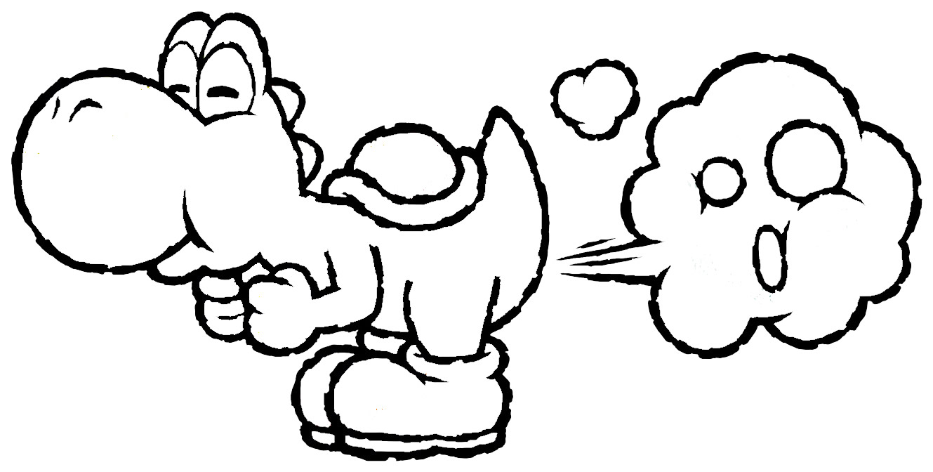 750 Top Yoshi Coloring Pages Printable Pictures