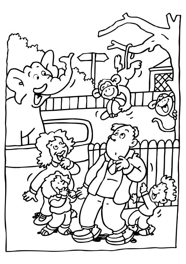 Zoo Coloring Pages For Toddlers 6