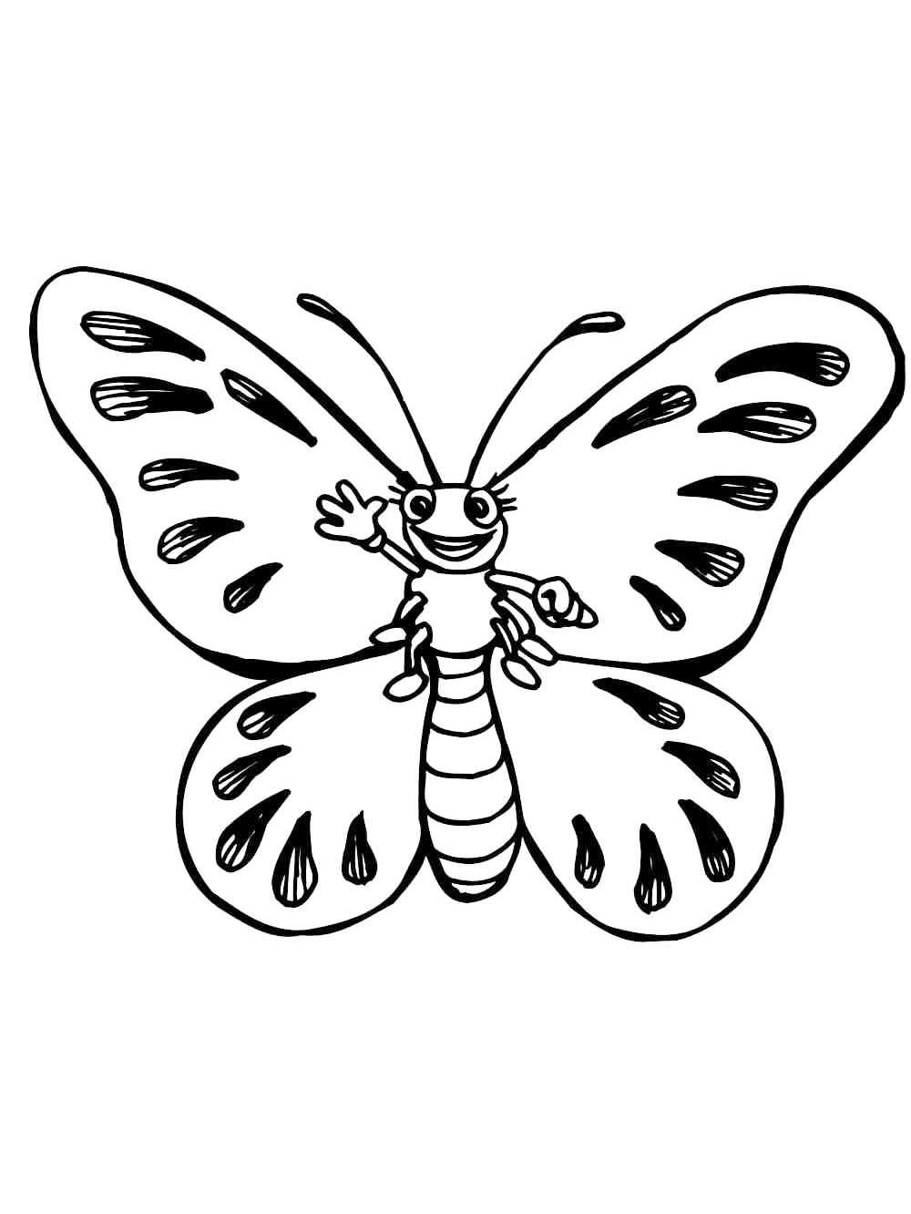 Free Printable Butterfly Coloring Pages For Kids