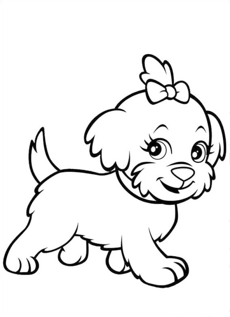 Free Printable Dog Coloring Pages For Kids