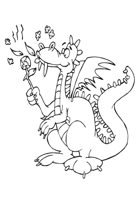 free printable dragon coloring pages for kids