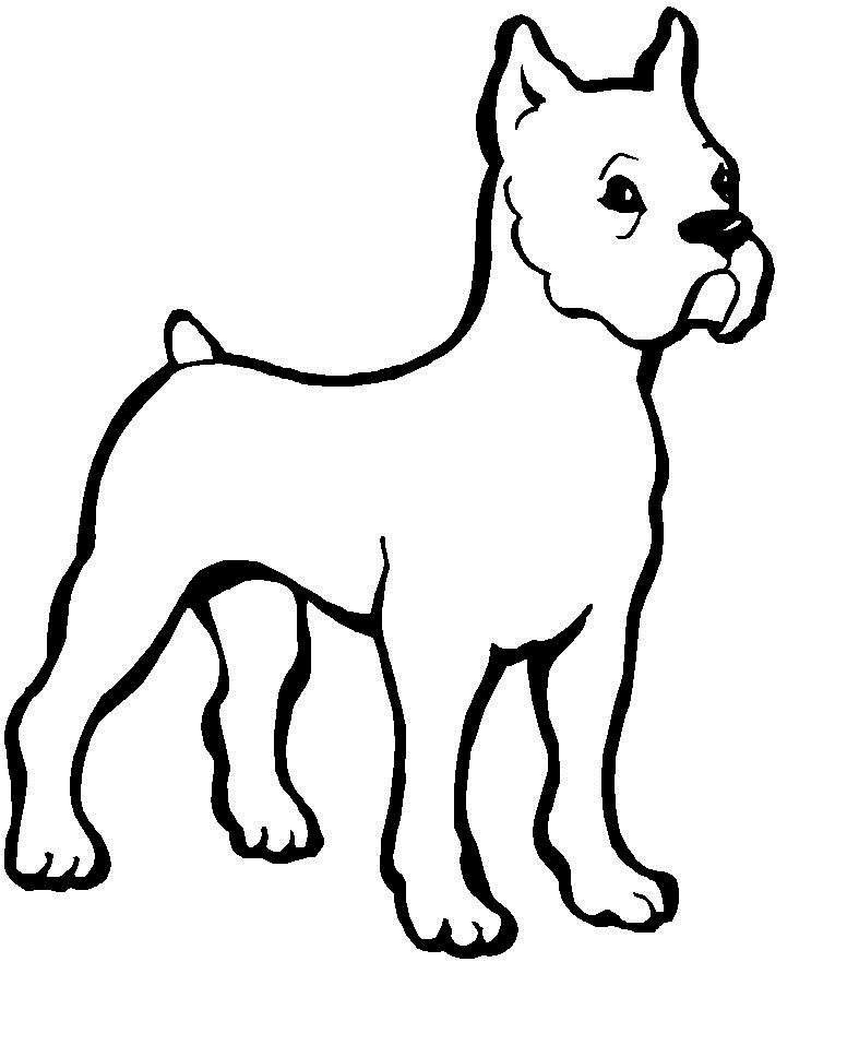 Printable Coloring Pages Dogs 2