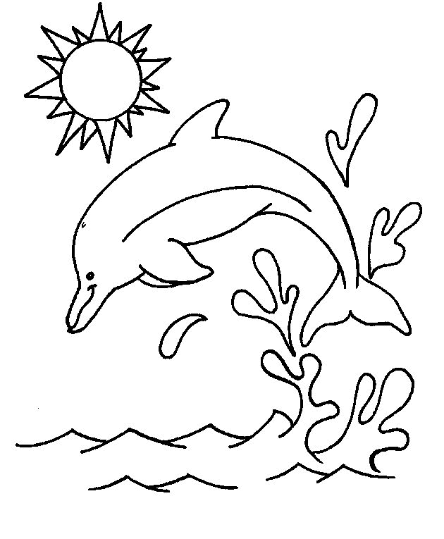 Download Free Printable Dolphin Coloring Pages For Kids