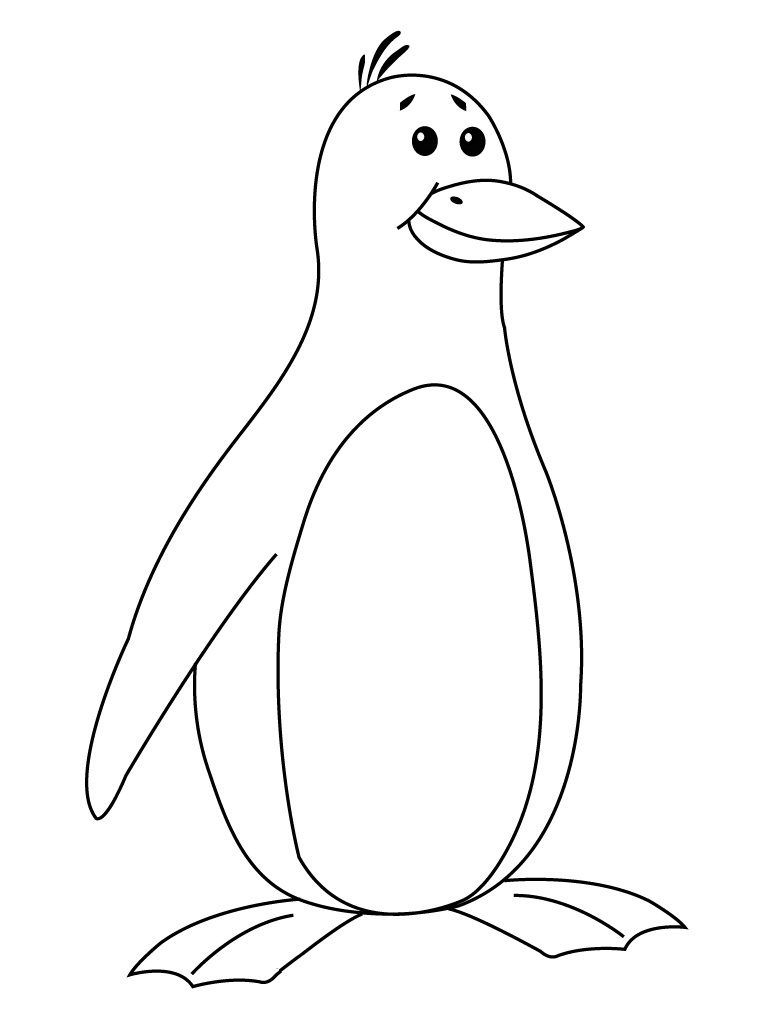 Free Printable Penguin Coloring Pages For Kids