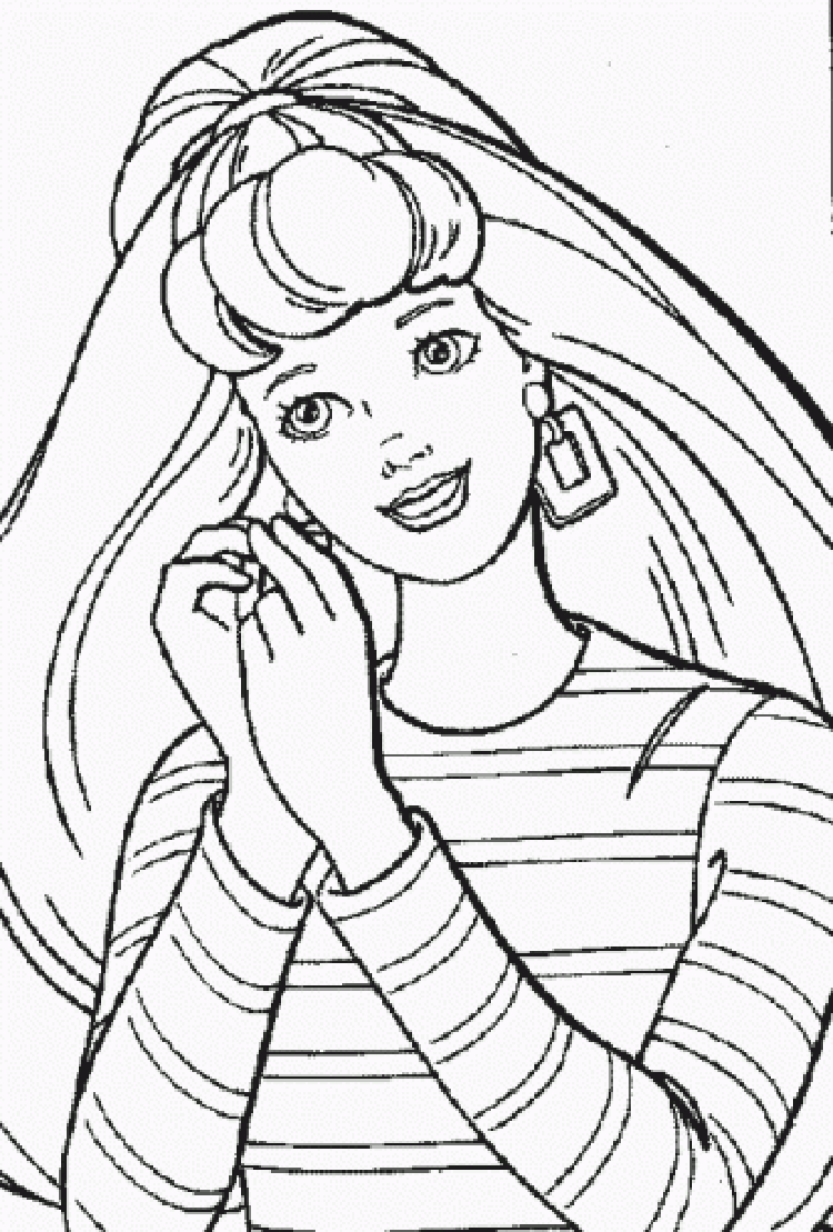 Barbie Free Printable Coloring Pages Customize And Print