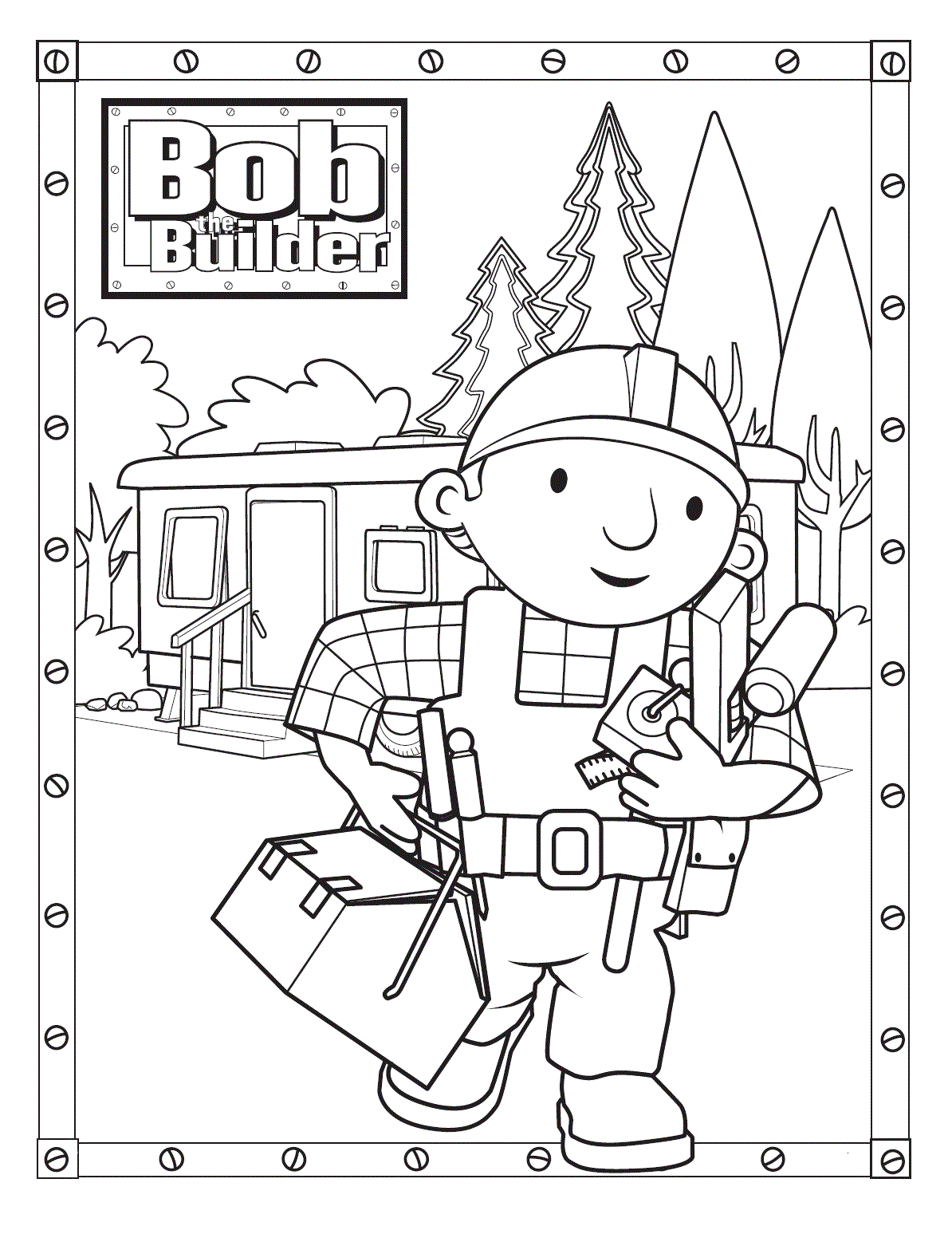 Free Printable Bob The Builder Coloring Pages For Kids